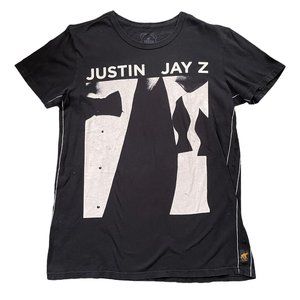Justin Timberlake & Jay Z Legends of Summer Tour Shirt 2013 Black Women's Medium